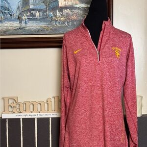 Nike USC Dri-Fit Quarter-Zip Pullover NWOT